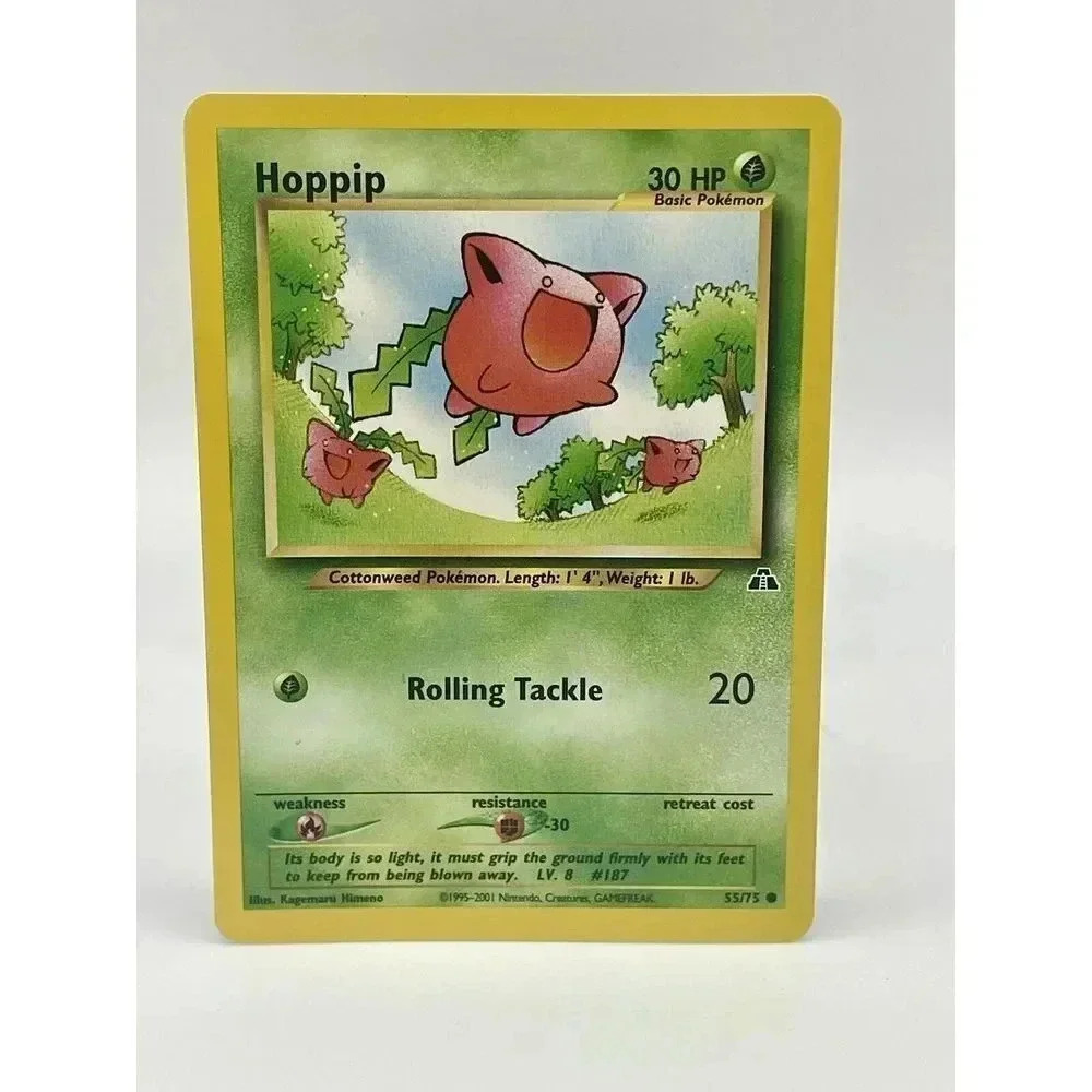 Hoppip 55/75 Neo Discovery Non Holo Vintage 2001 Unlimited Common Pokemon